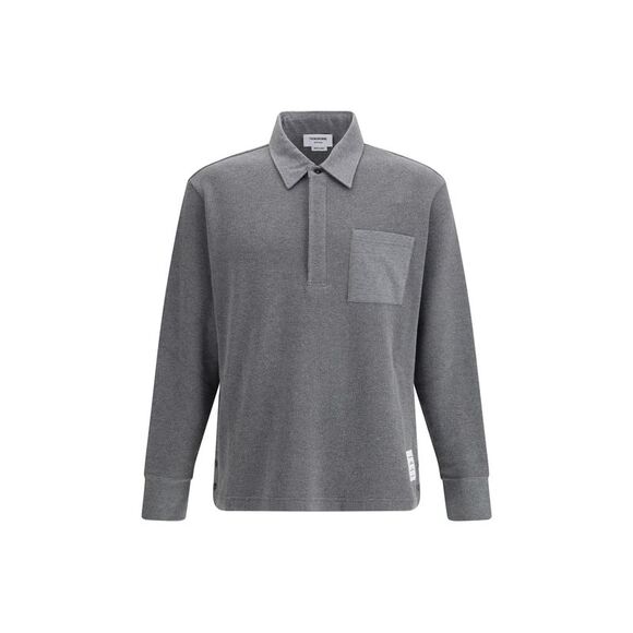Thom Browne Men Long Sleeve Polo Shirt